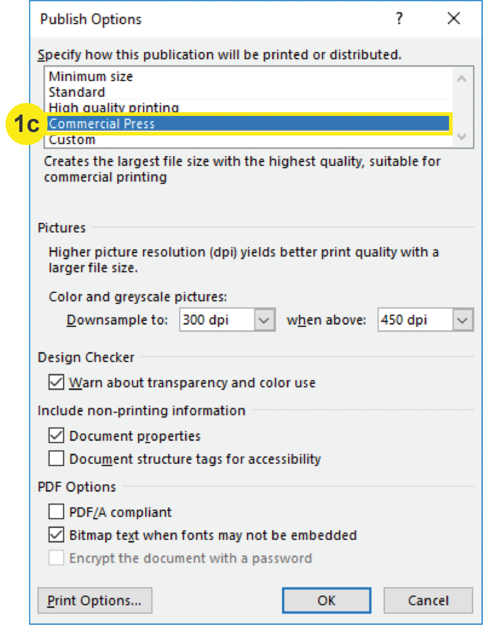 PrintingCenterUSA File Saving Tutorial Publisher